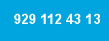 929 112 43 13 929 112 43 13